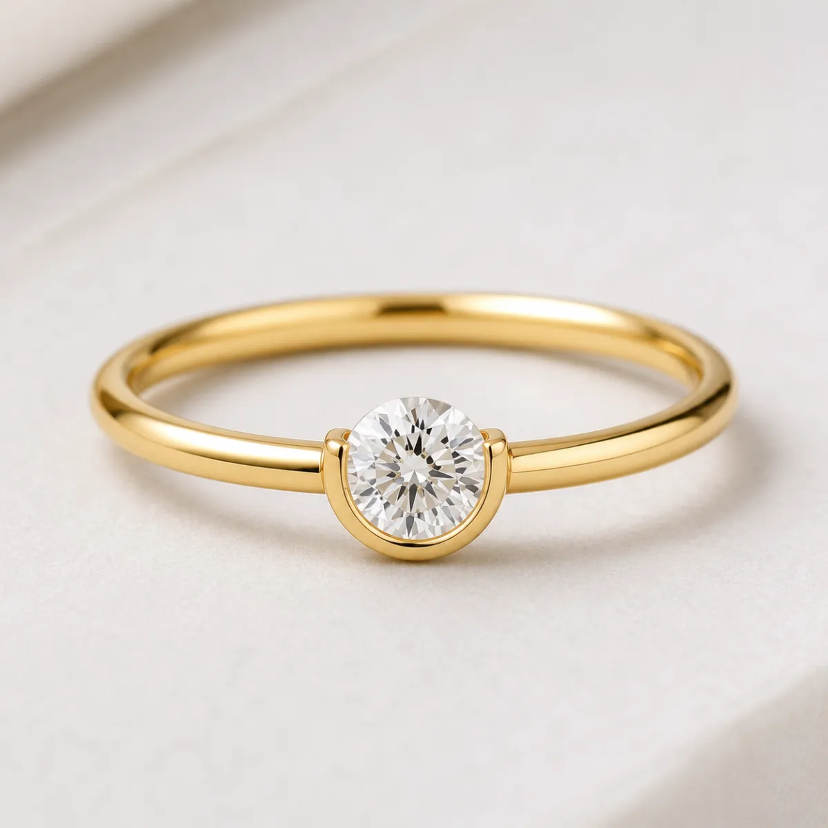 A New Way to Frame Your Diamond Without the Usual Setting