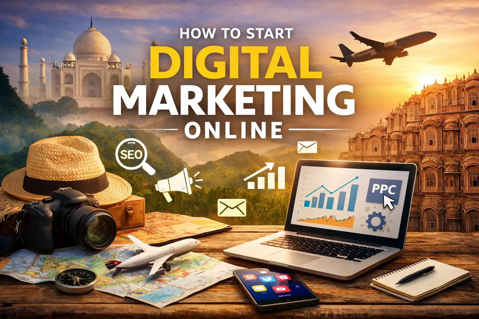 How to Start Digital Marketing Online and Build a Career from Anywhere in India
