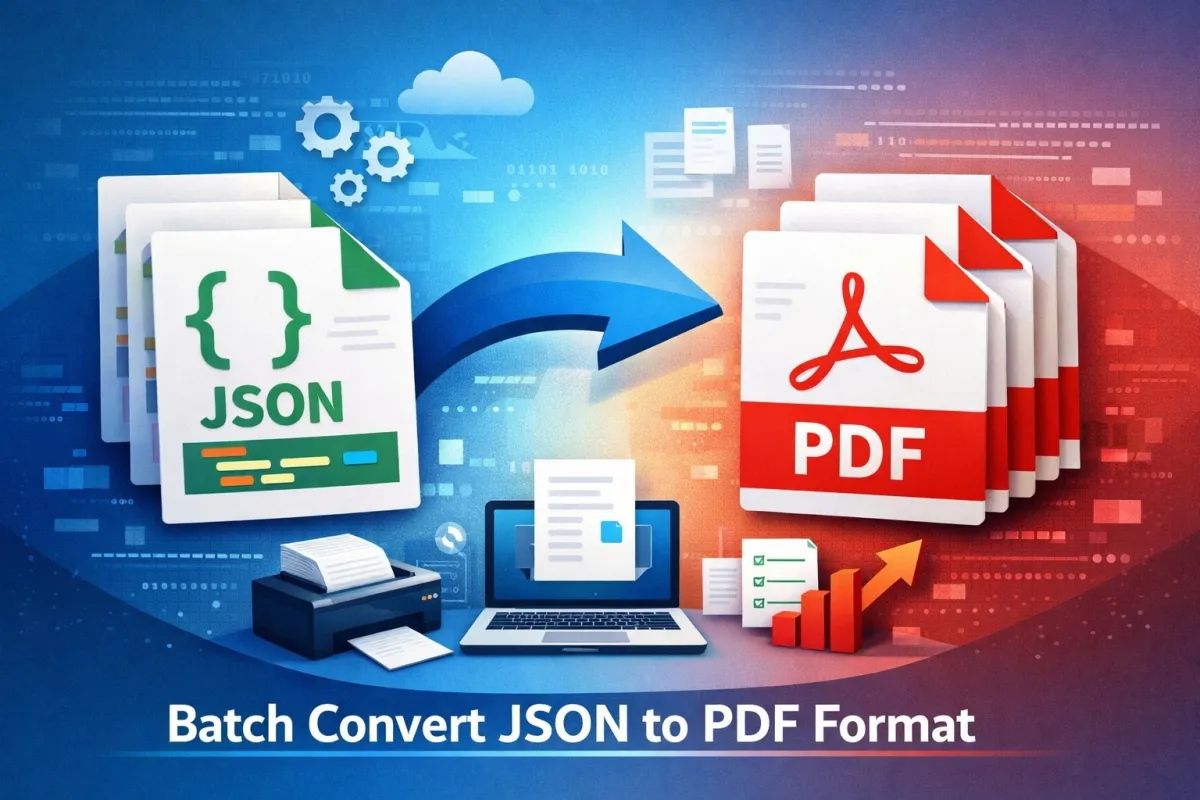 How to Batch Convert JSON to PDF Format? Quick Guide