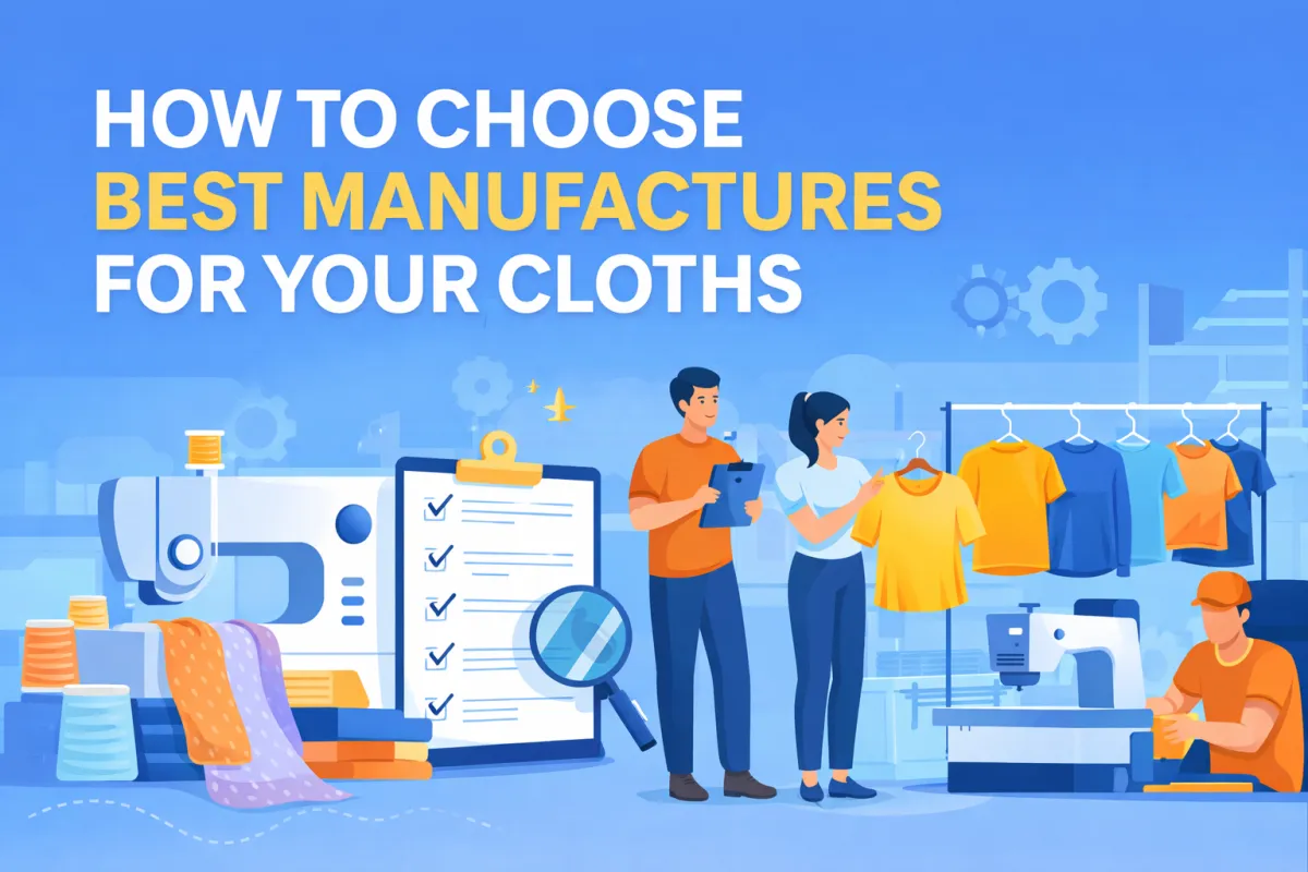 How to Choose Best Manufactures for Your Cloths