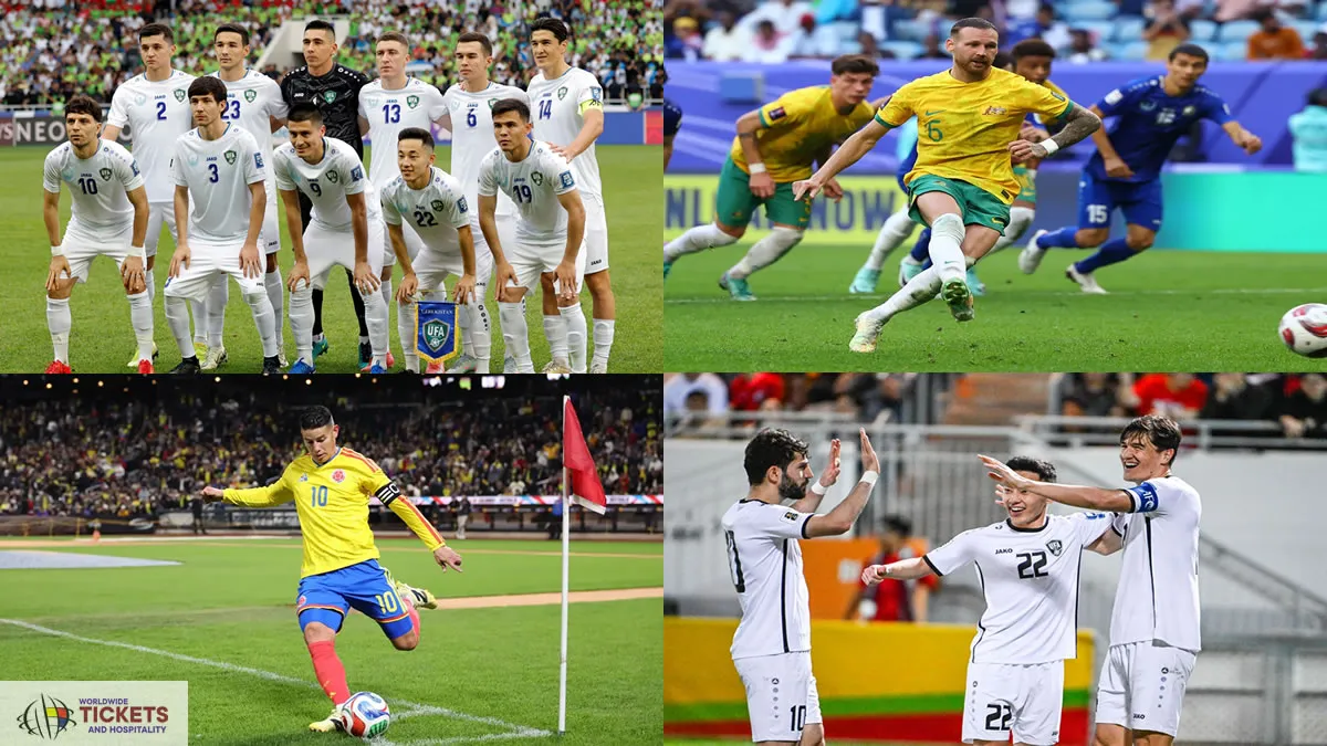 Uzbekistan vs Colombia Tickets: Uzbekistan National Team to Base in At