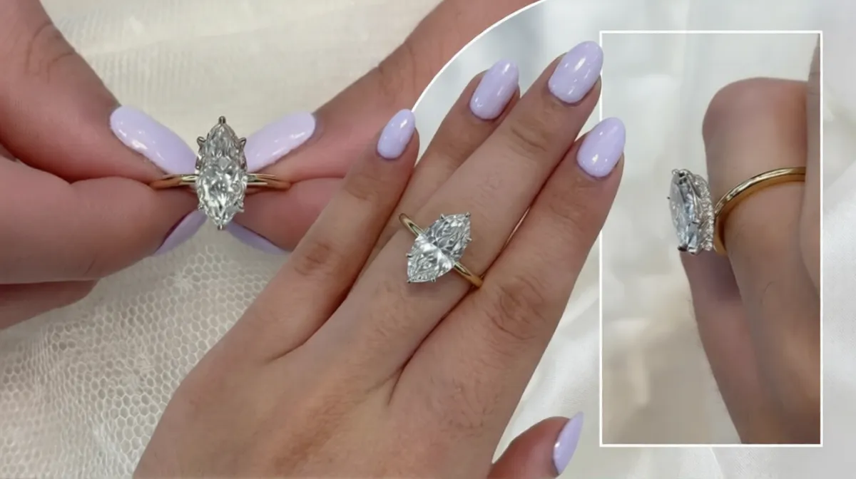 A Closer Look at Lab Grown Diamond Two Tone Rings
