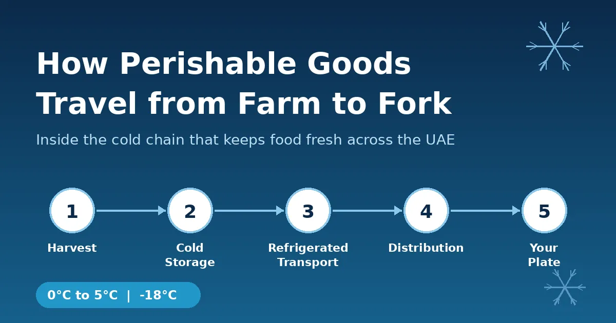 How Perishable Goods Travel From Farm To Fork