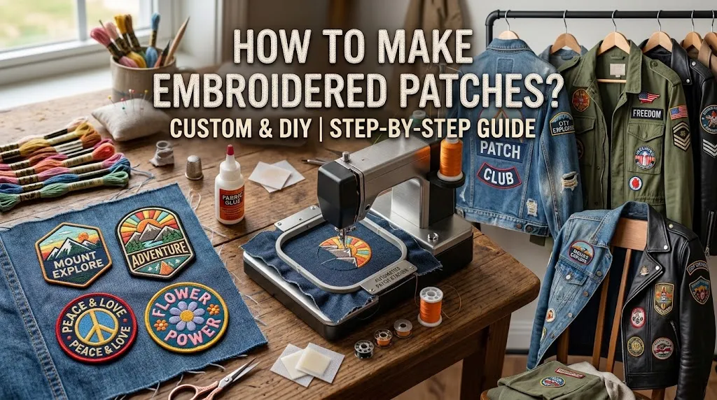 How to Make Embroidered Patches?
