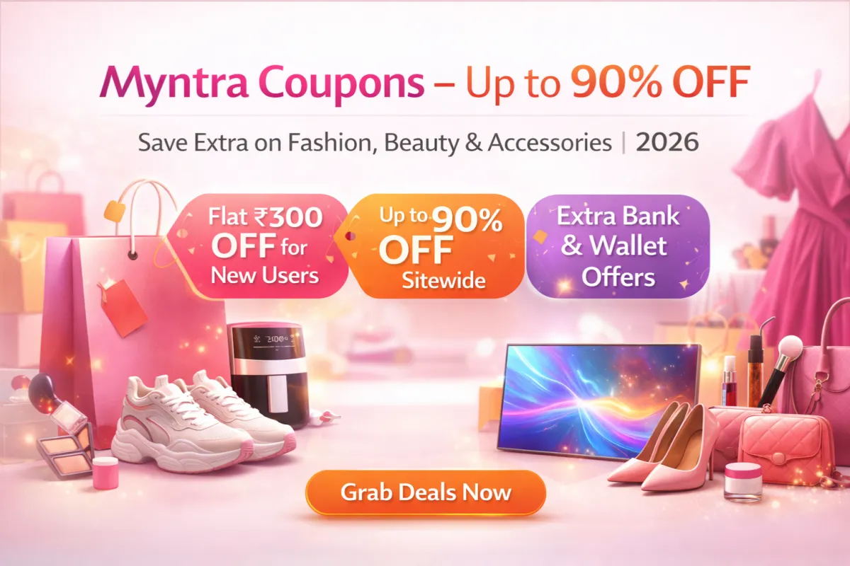 Save Big on Branded Fashion with Myntra Coupon Code
