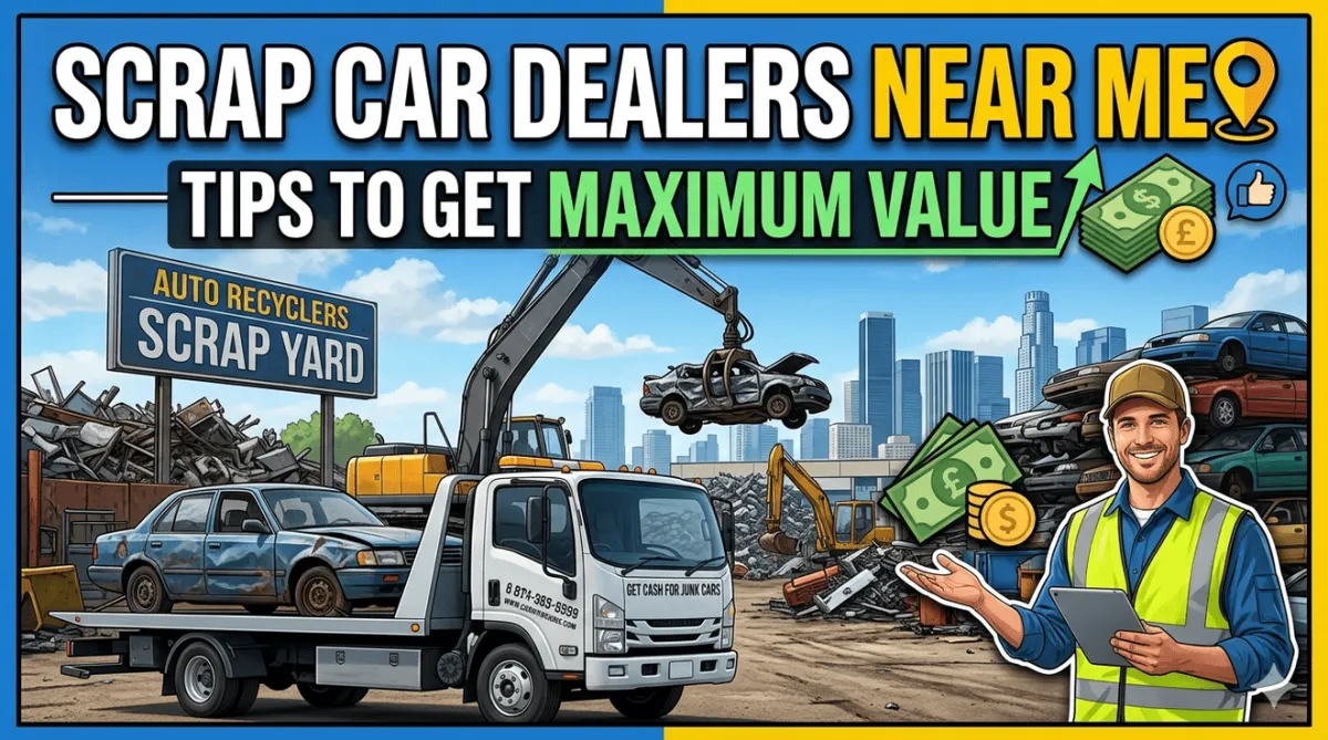 Scrap Car Dealers Near Me | Tips to Get Maximum Value
