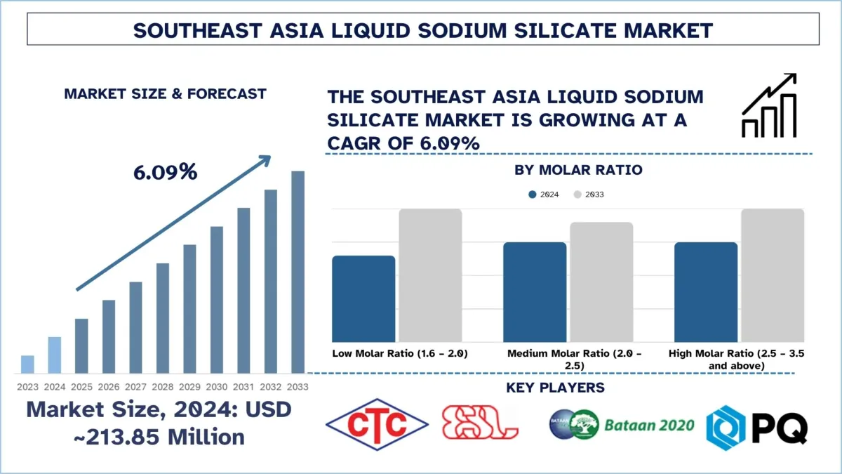Southeast Asia Liquid Sodium Silicate Market Size, Share, Trends, Fore