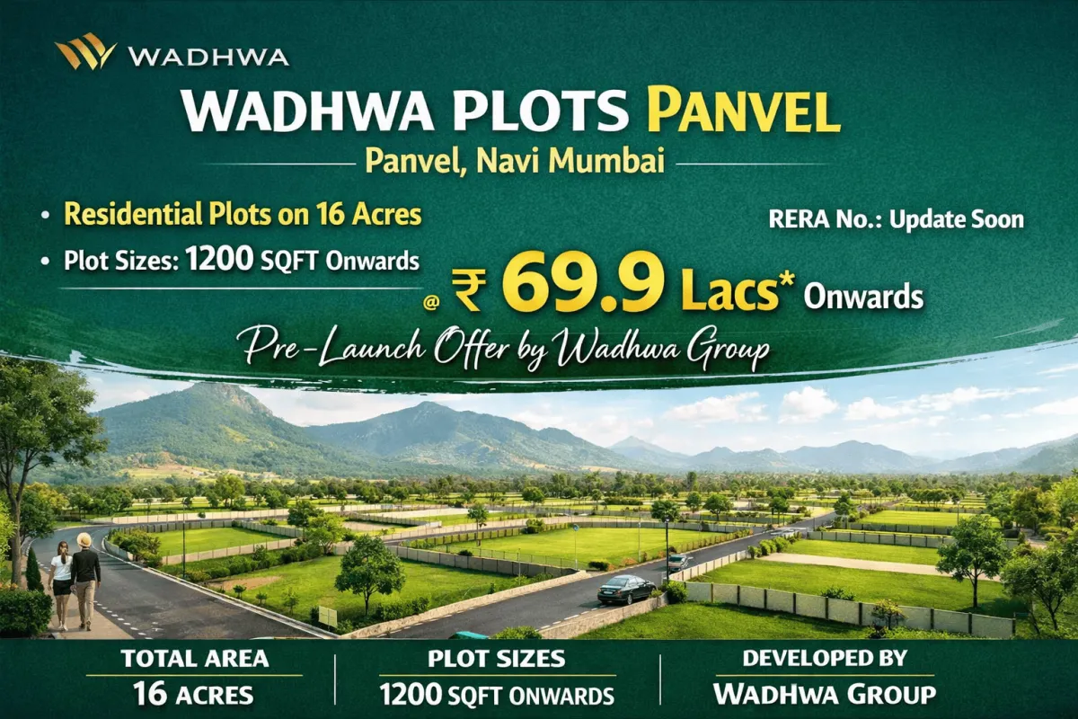 Discover Wadhwa New Project In Panvel with Plots from ₹69.9 Lacs*
