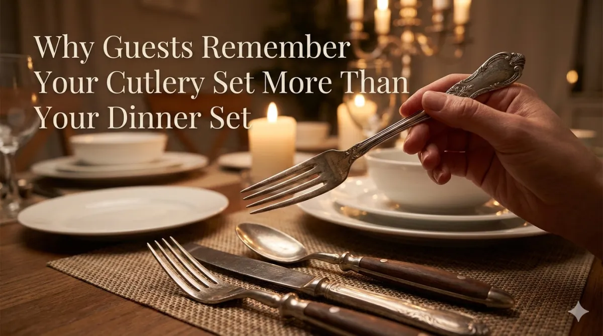 Why Guests Remember Your Cutlery Set More Than Your Dinner Set (And What That Means for Hosts)