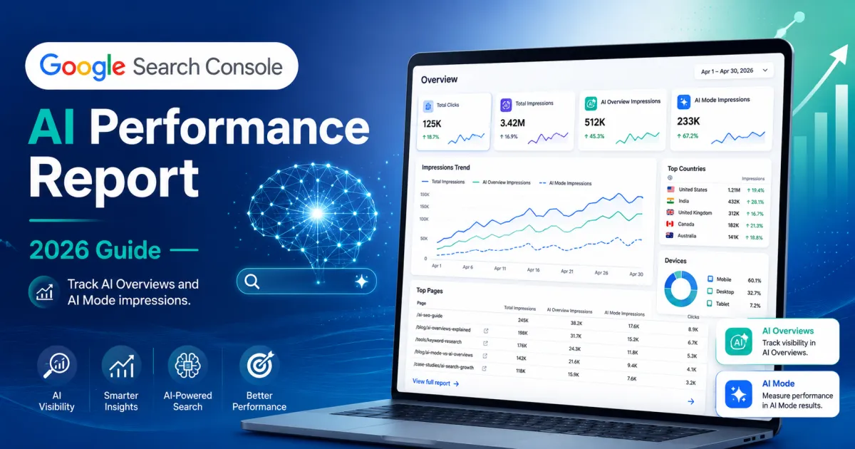 Google Search Console Generative AI Performance Report: 2026 Guide