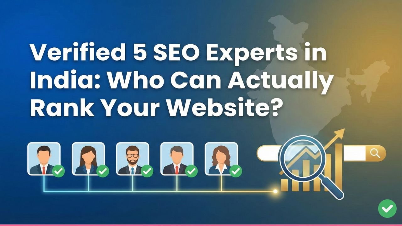 Verified 5 SEO Experts in India: Who Can Actually Rank Your Website?