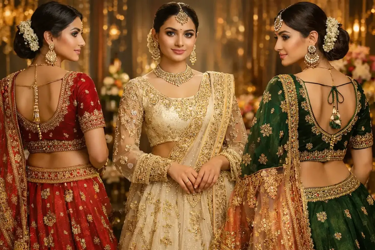 Traditional Lehenga Blouse Design Inspired by Indian Heritage