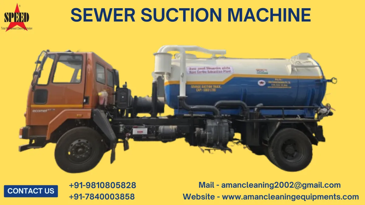 Sewer Suction Machine: The Unsung Hero Of Modern Waste Management