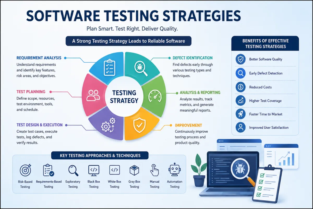 Software Testing Strategies: Types, Approaches & Best Practices