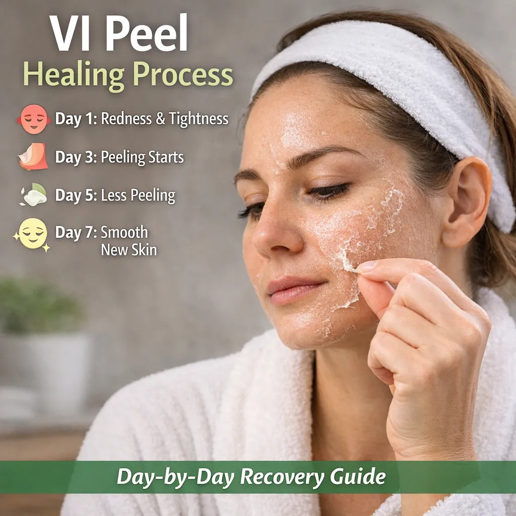 VI Peel Healing Process: Day-by-Day Recovery Guide